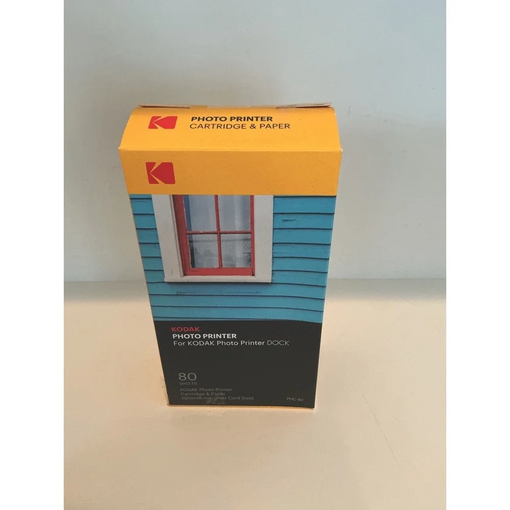 KODAK Dock Photo Printer Cartridge Refill 80 Sheets Of Photo Paper NEW Open Box